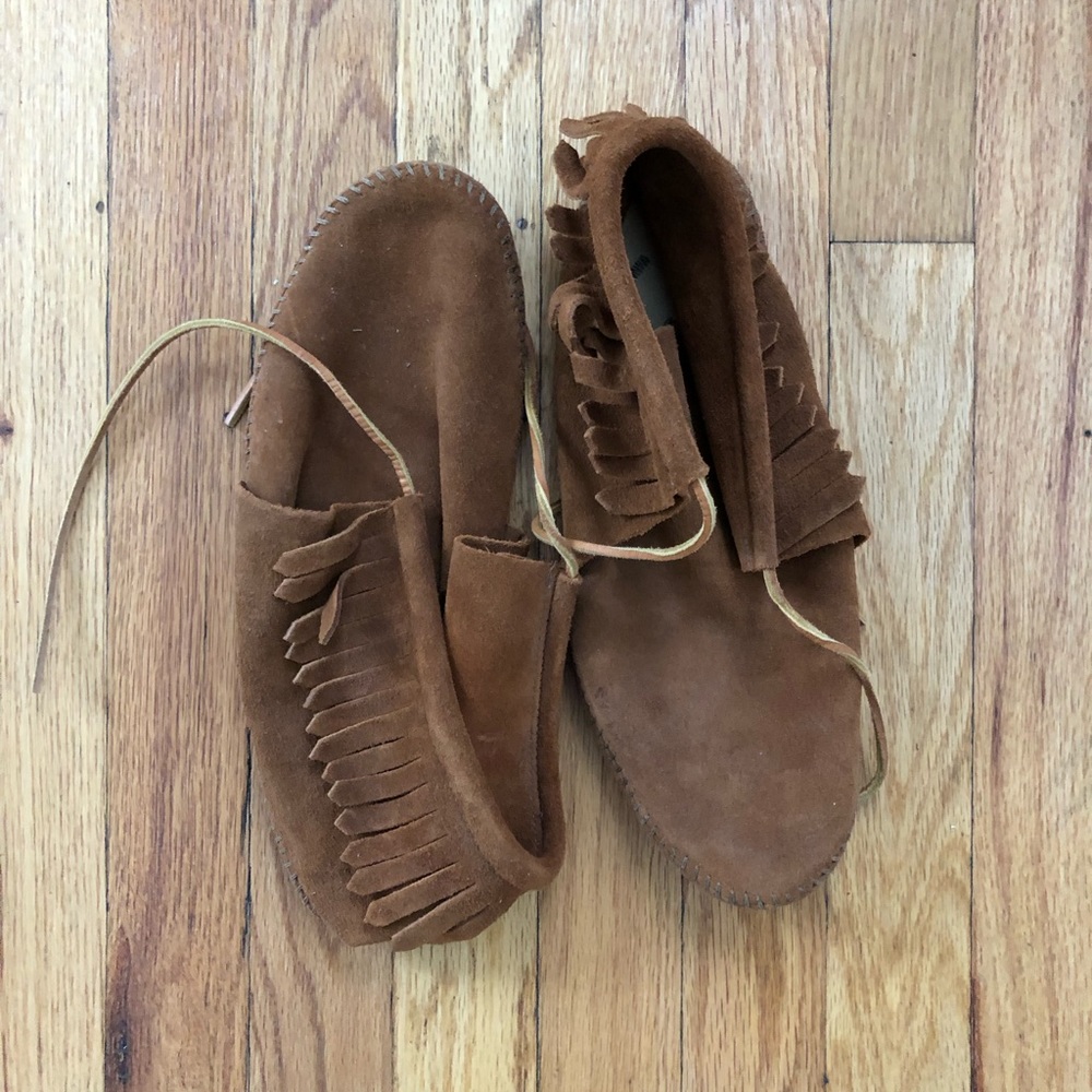 Minnetonka Leather Shoes, Men Size 11